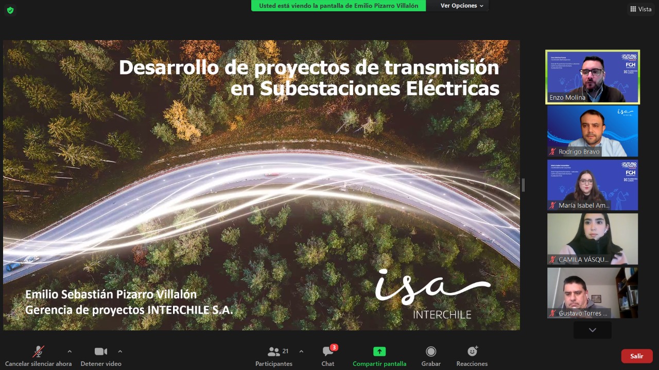 FUTURO TÉCNICO E ISA INTERCHILE DAN INICIO A WEBINAR PARA VINCULAR EL SECTOR FORMATIVO CON EL MUNDO LABORAL