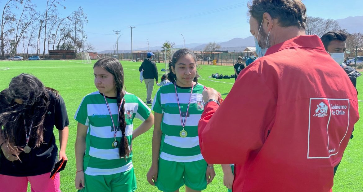 Niños y niñas de Freirina participan en primer torneo de futbol desde el inicio de la pandemia