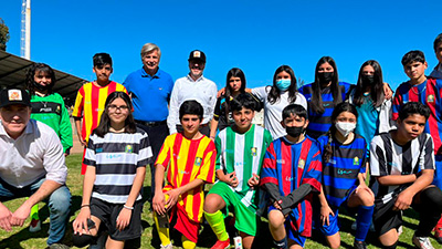 Niñas y niños de Vallenar finalizan torneo de fútbol inclusivo