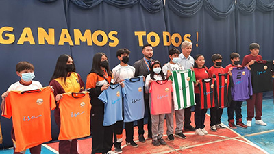 Six schools in Calama and Sierra Gorda kick off Inclusive Soccer Tournament